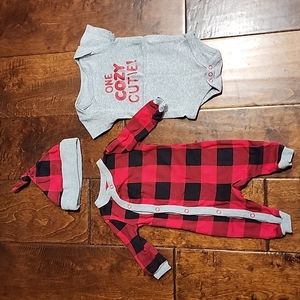Joe Fresh Buffalo Plaid Set of 3